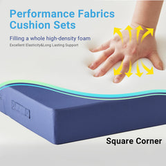 Close-up of IPYNBAP cushion with hidden zip