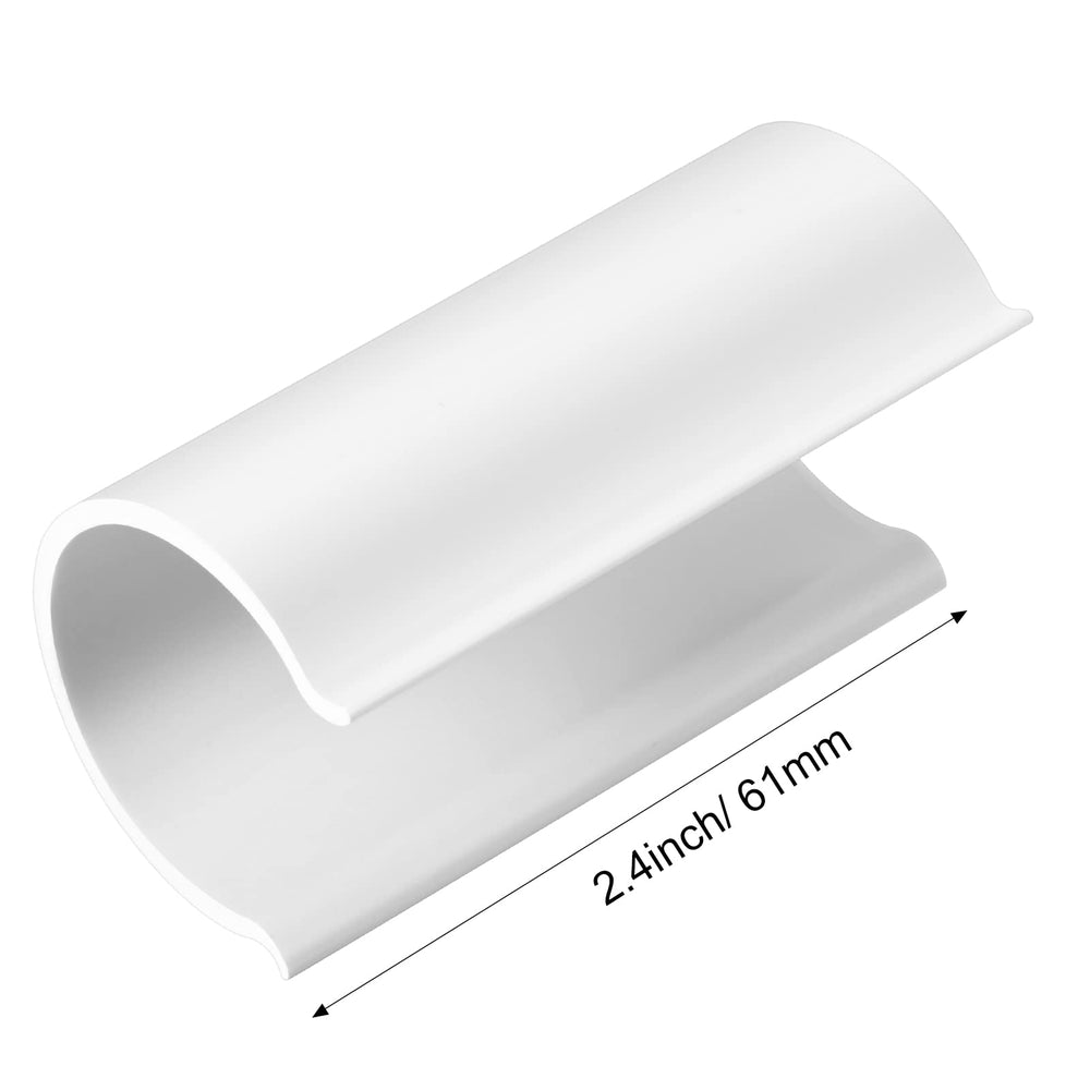 Close-up of Jetec PVC Pipe Clip showing 1 inch fitting