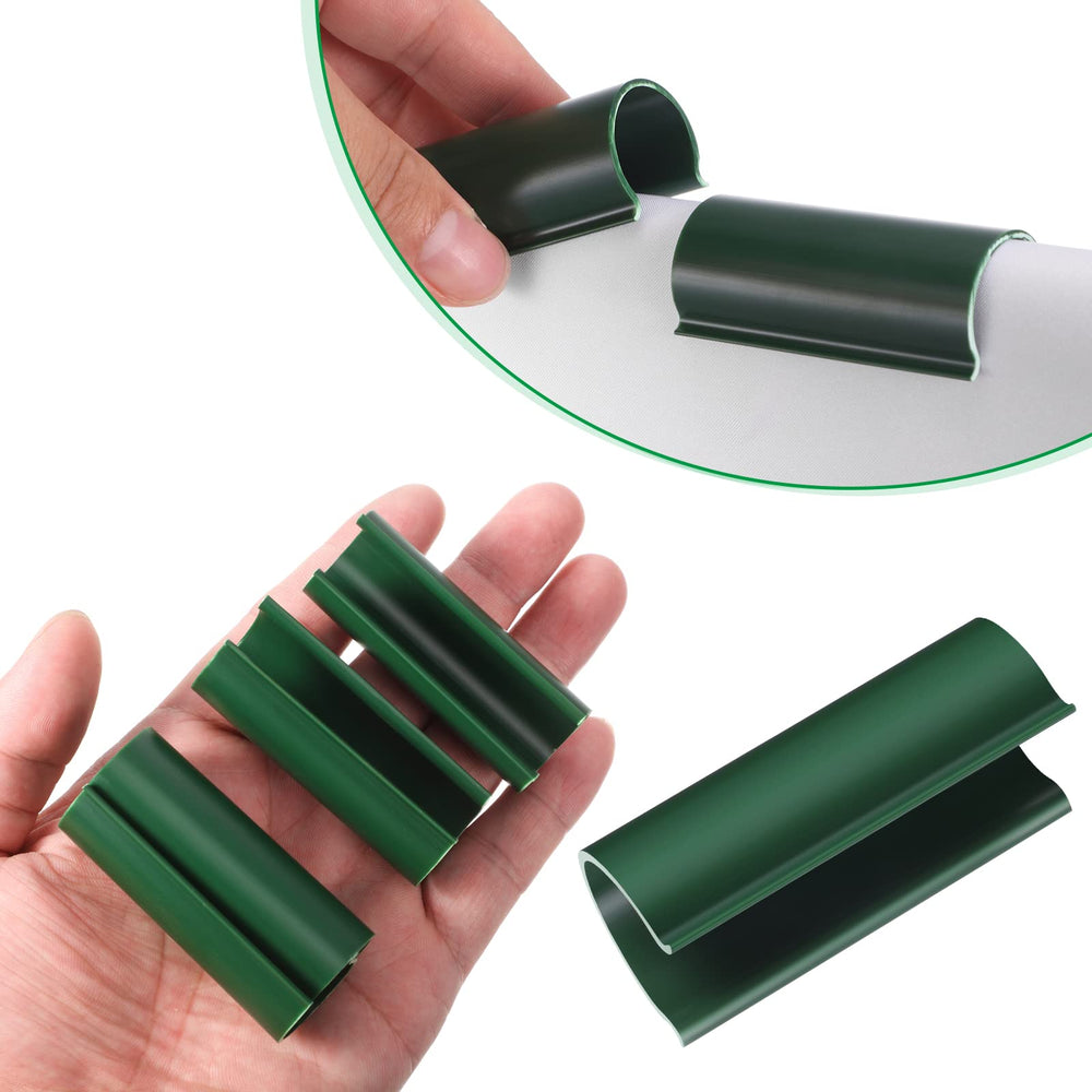 Close-up of Jetec PVC Pipe Clip showing the 2.4 inch size