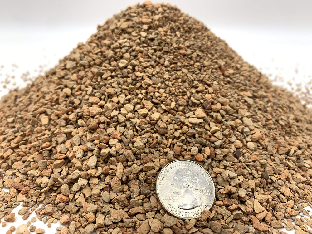 Close-up of JK Global Imports Calcined Clay particle size 1/8 inch