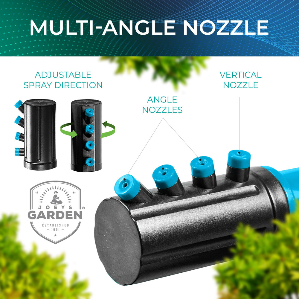 Close-up of Joeys Garden Rotating Lawn Sprinkler adjustable arms