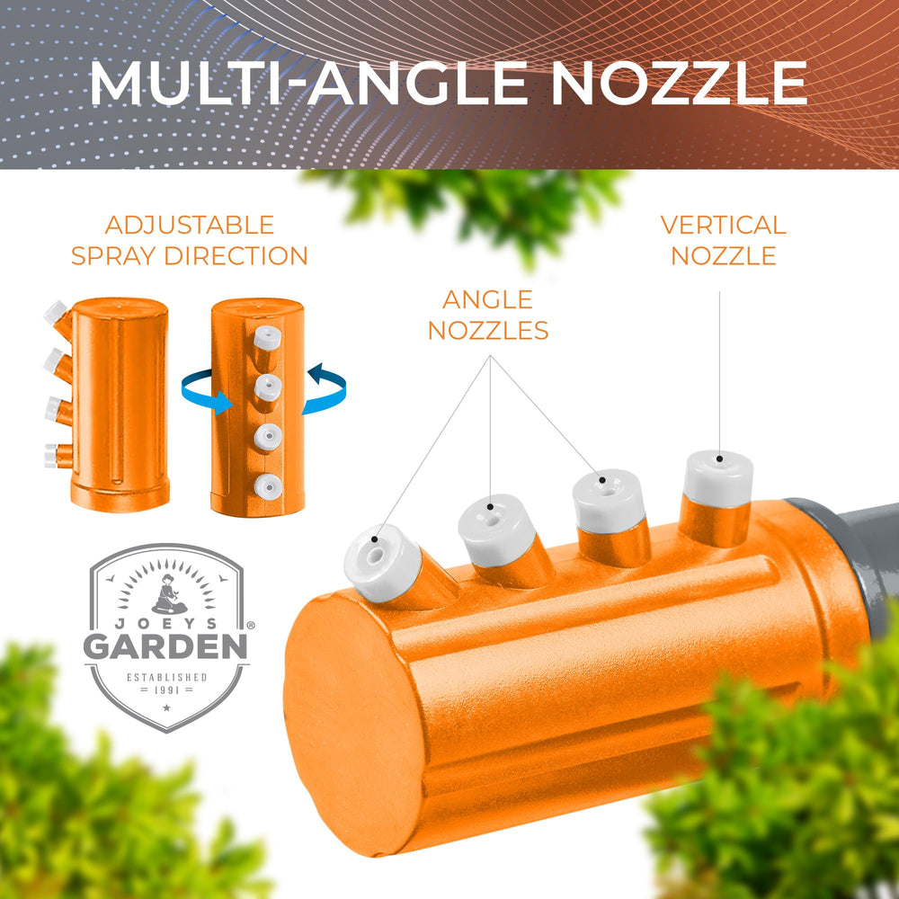 Close-up of Joeys Garden Rotating Lawn Sprinkler adjustable arms