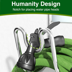 Close-up of Josmimic stainless steel hose holder design