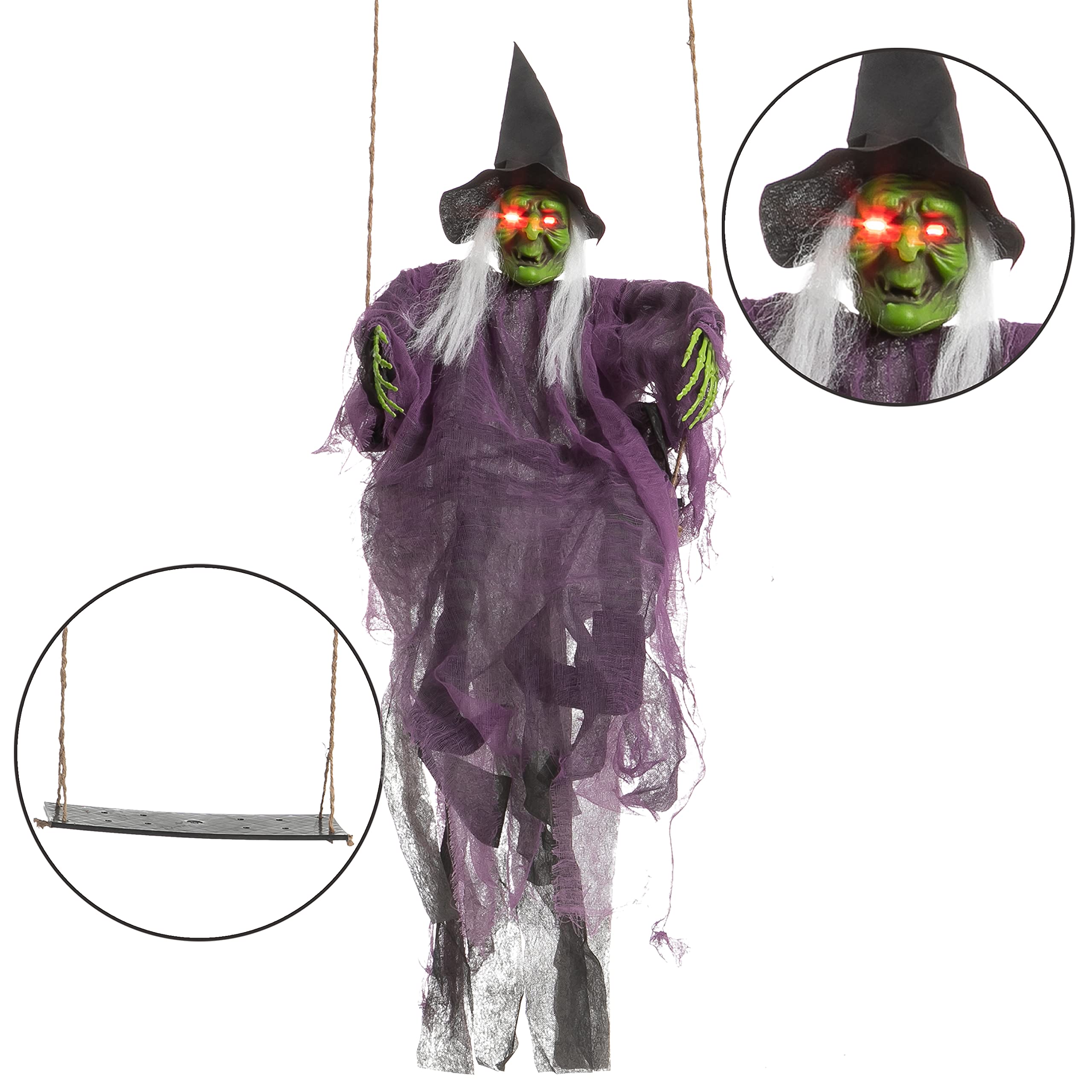 Close-up of JOYIN Halloween Witch decoration