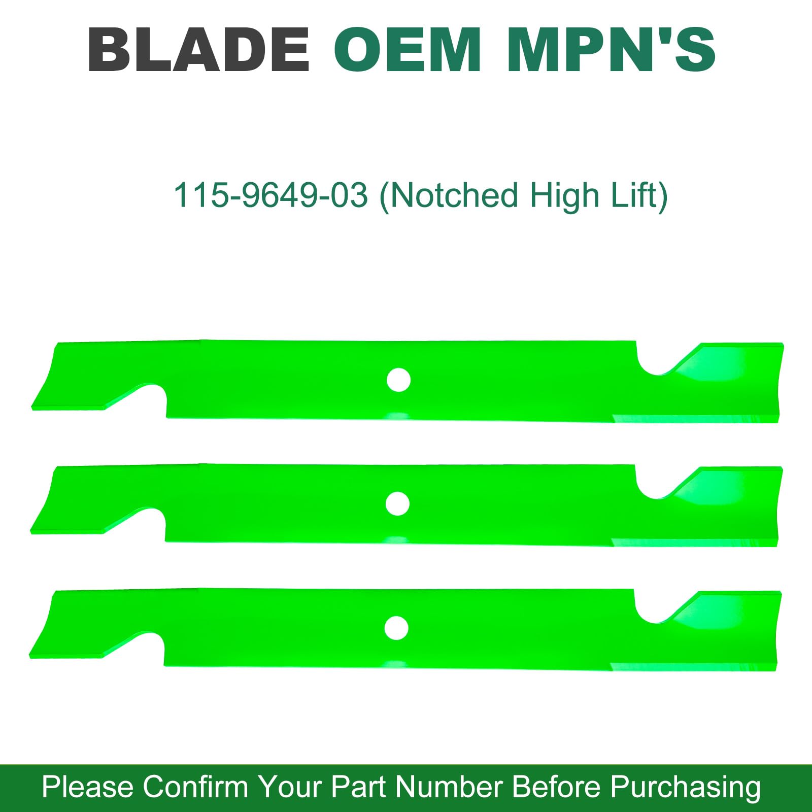 Close-up of JSXDNWYJ blade centre hole for secure attachment