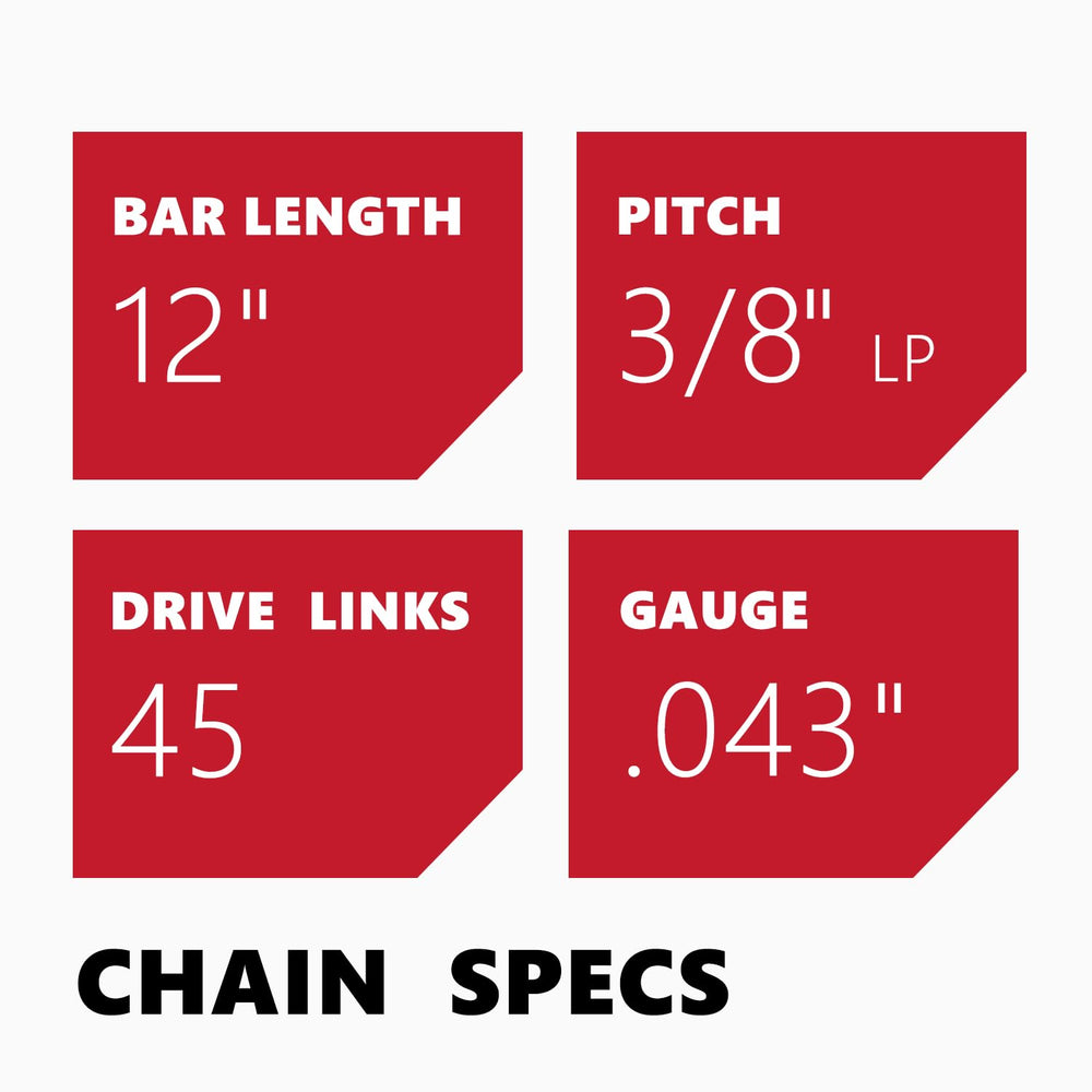 Close-up of KAKEI Chainsaw Chain showing drive links
