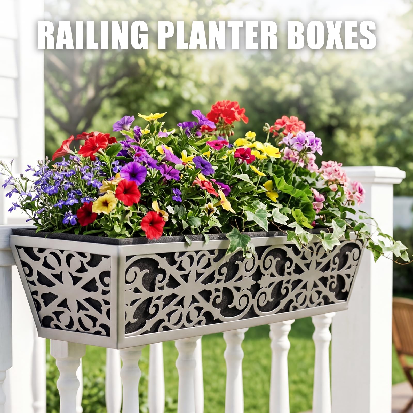 Close-up of Karlliu planter with felt fabric liner