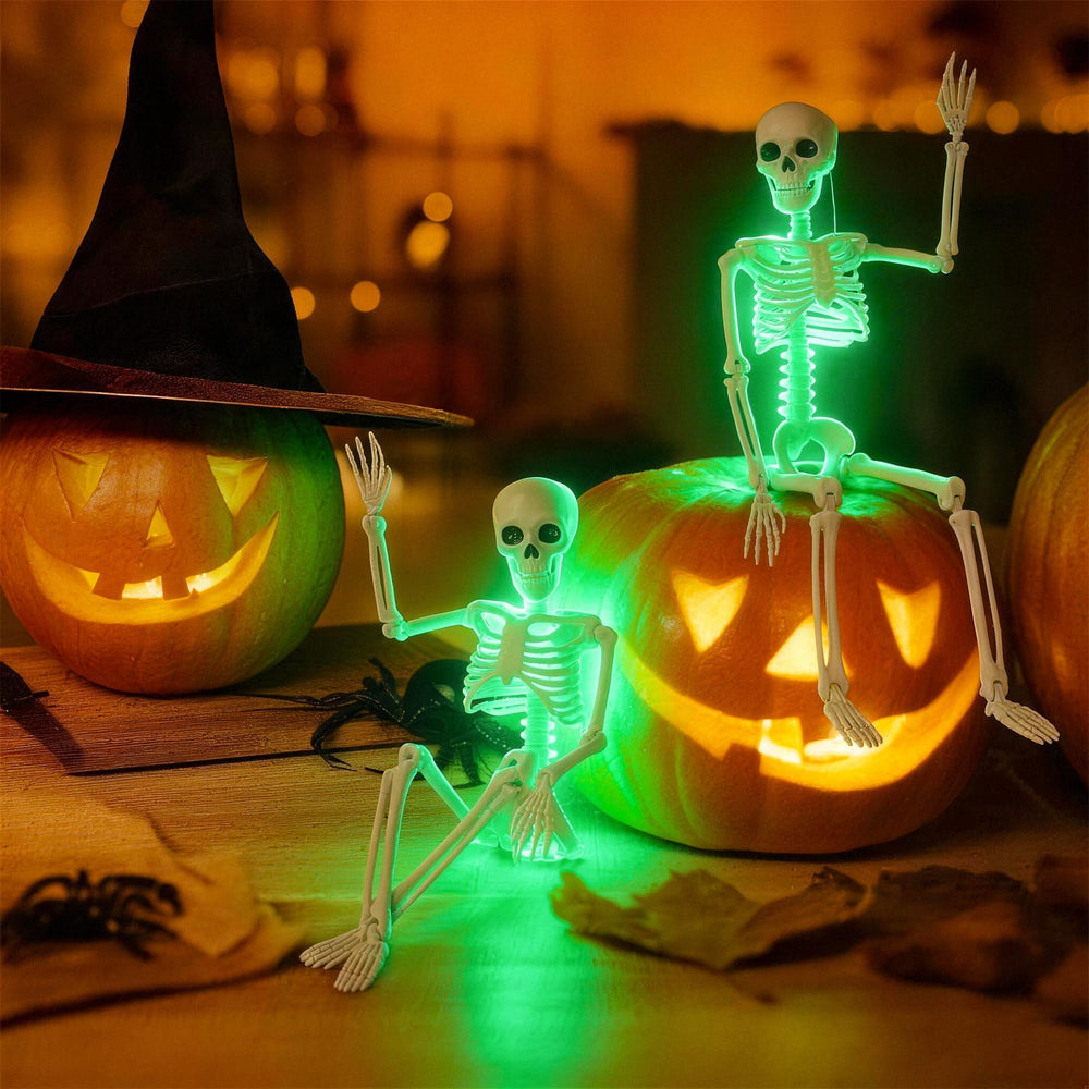 Close-up of Kelool light up skeleton's details
