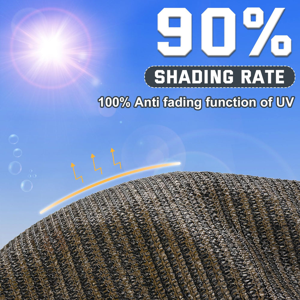 Close-up of Kesfitt shade cloth showing mesh structure for breathability