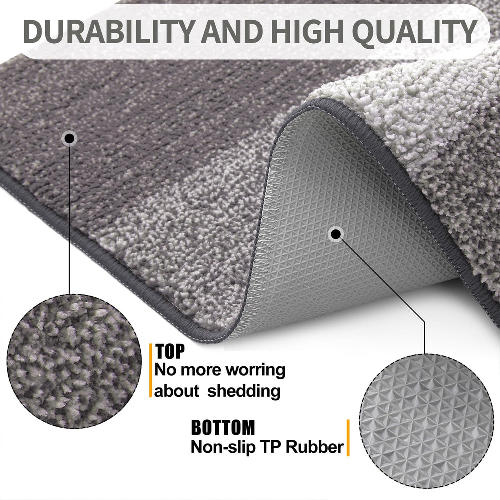 Close-up of Kitinjoy doormat fibers absorbing dirt and moisture