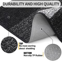 Close-up of Kitinjoy doormat polyester fibers