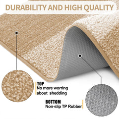 Close-up of Kitinjoy doormat polyester fibers