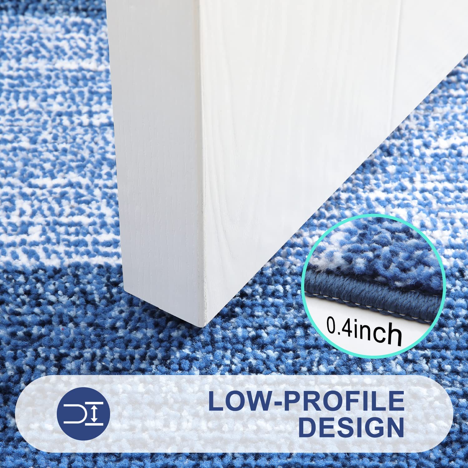 Close-up of Kitinjoy doormat texture and fibers