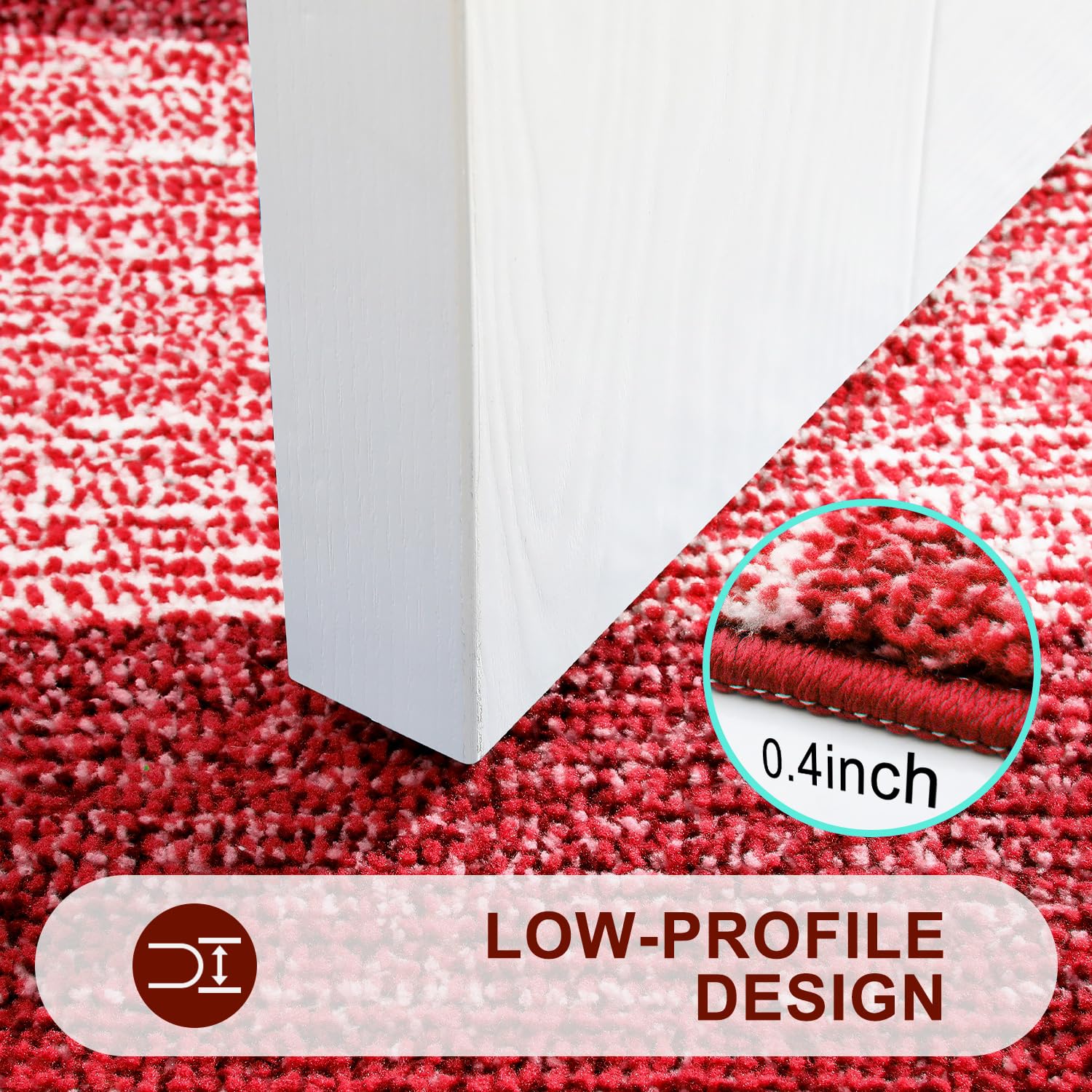 Close-up of Kitinjoy Indoor Outdoor Door Mat texture