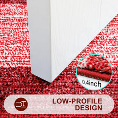Close-up of Kitinjoy Indoor Outdoor Door Mat texture