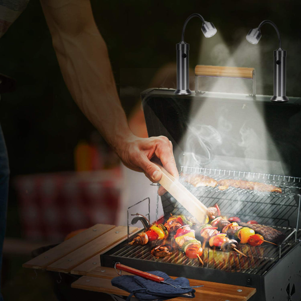 Close-up of KOSIN BBQ Grill Light with 9 high-density LEDs