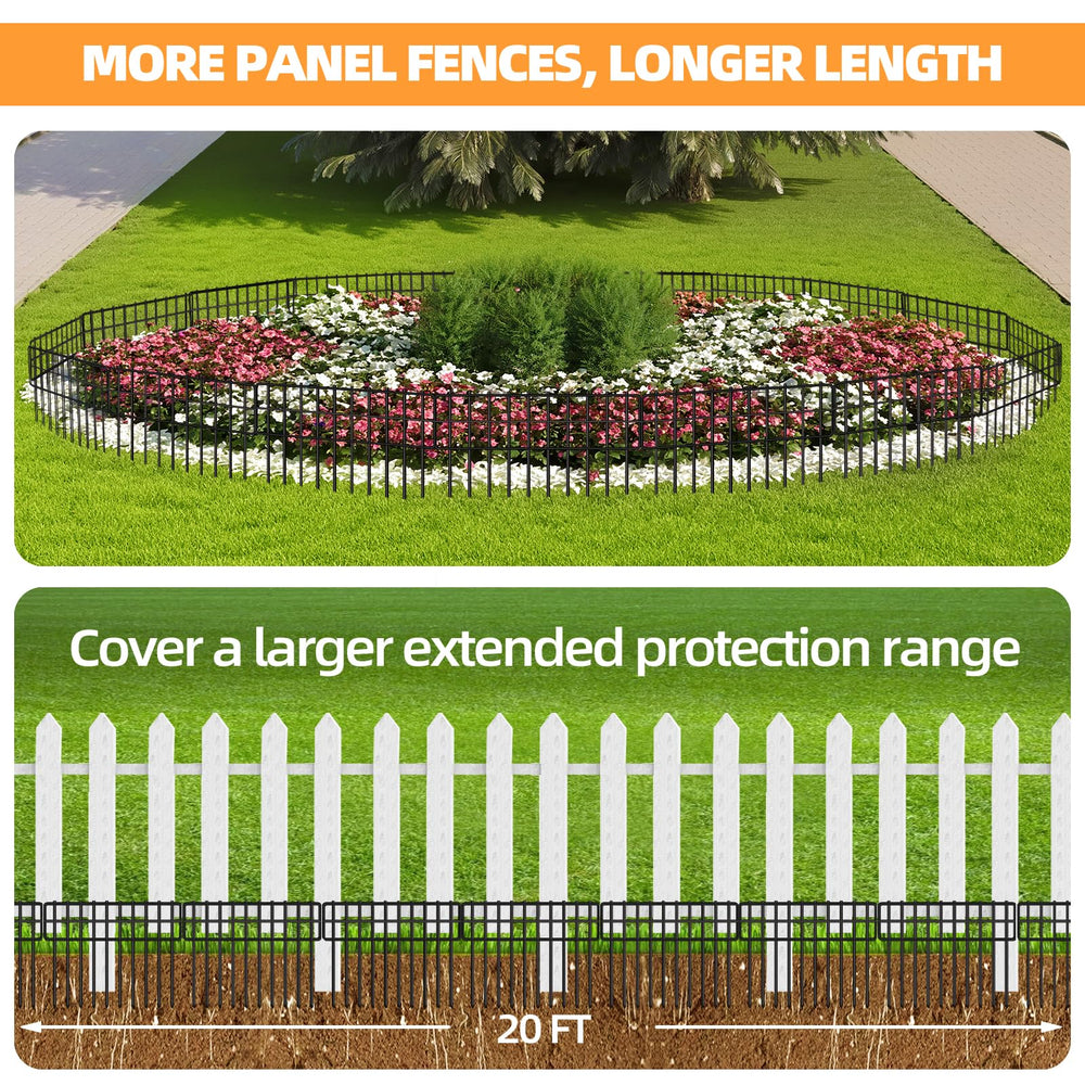 Close-up of KYATE Garden Fence anti-rust coating