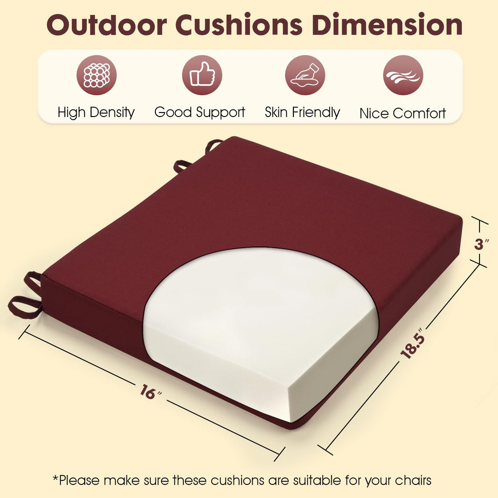 Close-up of LA COUSSIN chair cushion showing fabric texture