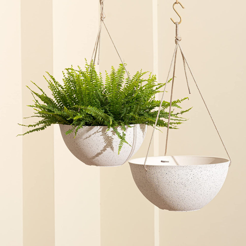 Close-up of LA JOLIE MUSE Large Hanging Planter texture
