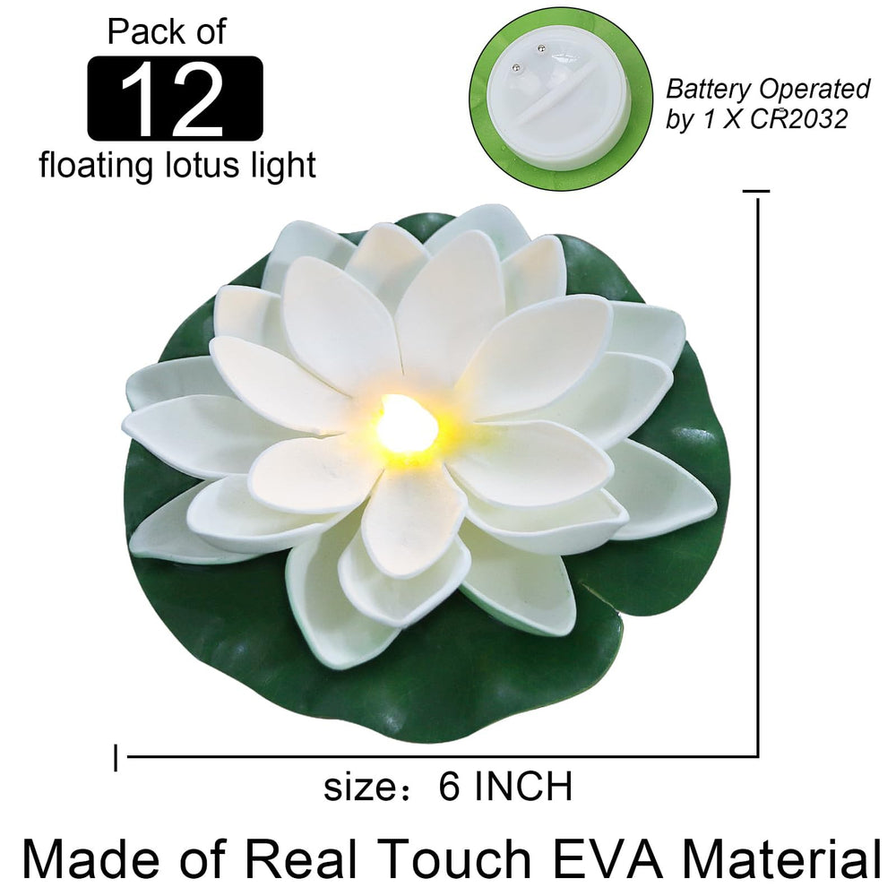 Close-up of LACGO Floating Lotus Light petals