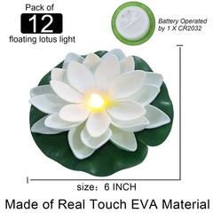 Close-up of LACGO Floating Lotus Light petals