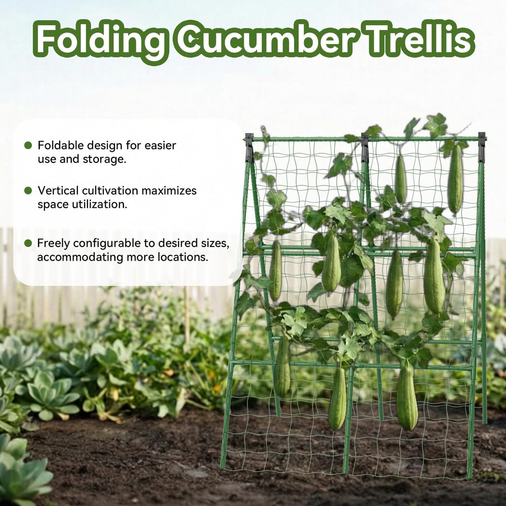 Close-up of Lazzmonk trellis connectors and stakes