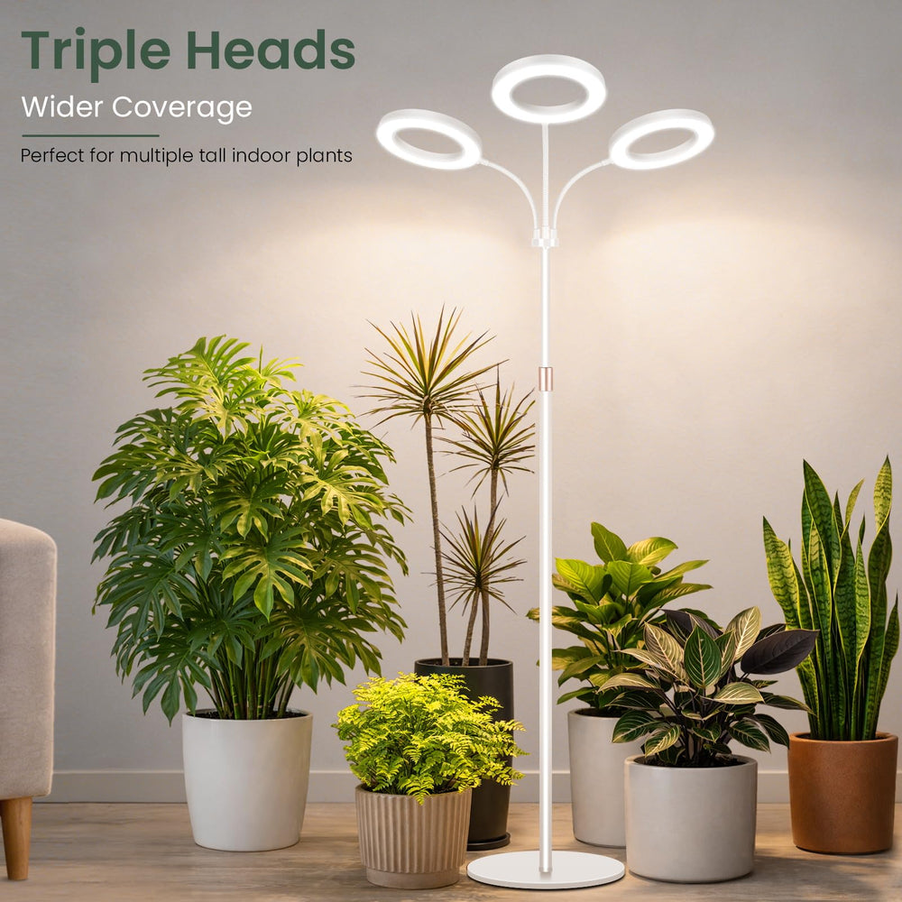 Close-up of LBW 3-Head Grow Light's LED panel