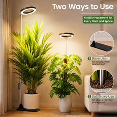 Close-up of LBW grow light head showing LED layout