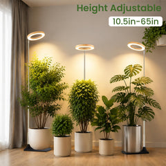 Close-up of LBW grow light head with 80 high-efficiency LEDs