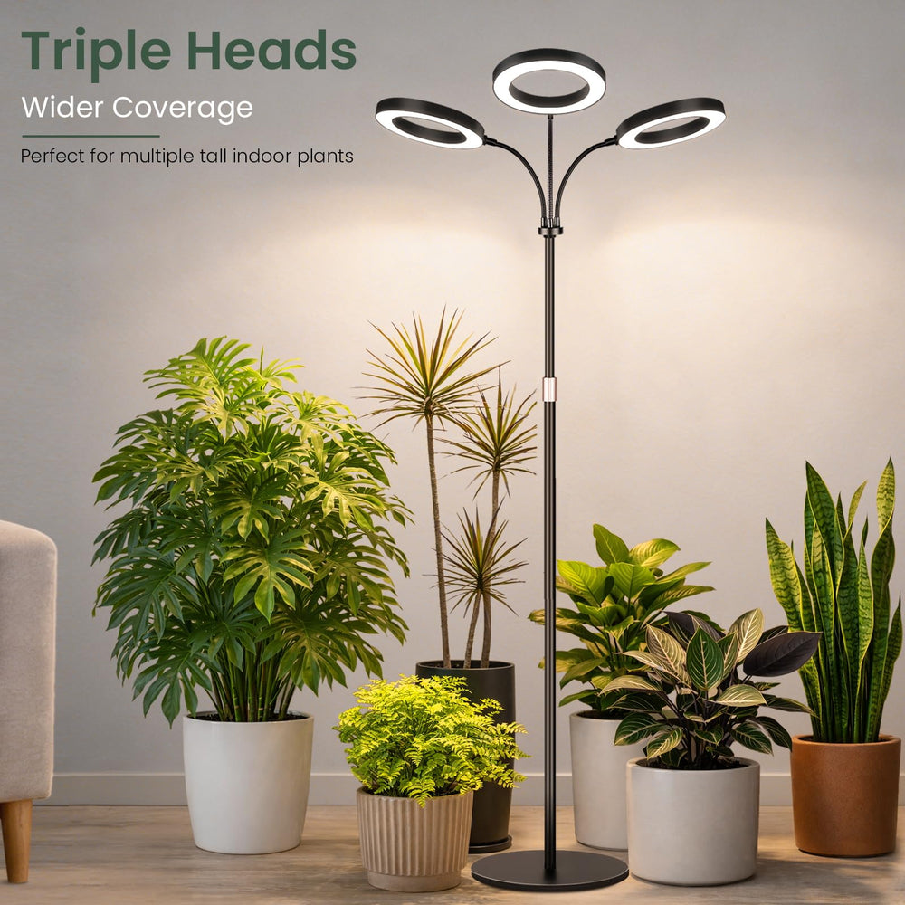 Close-up of LBW grow light panel showing LED arrangement