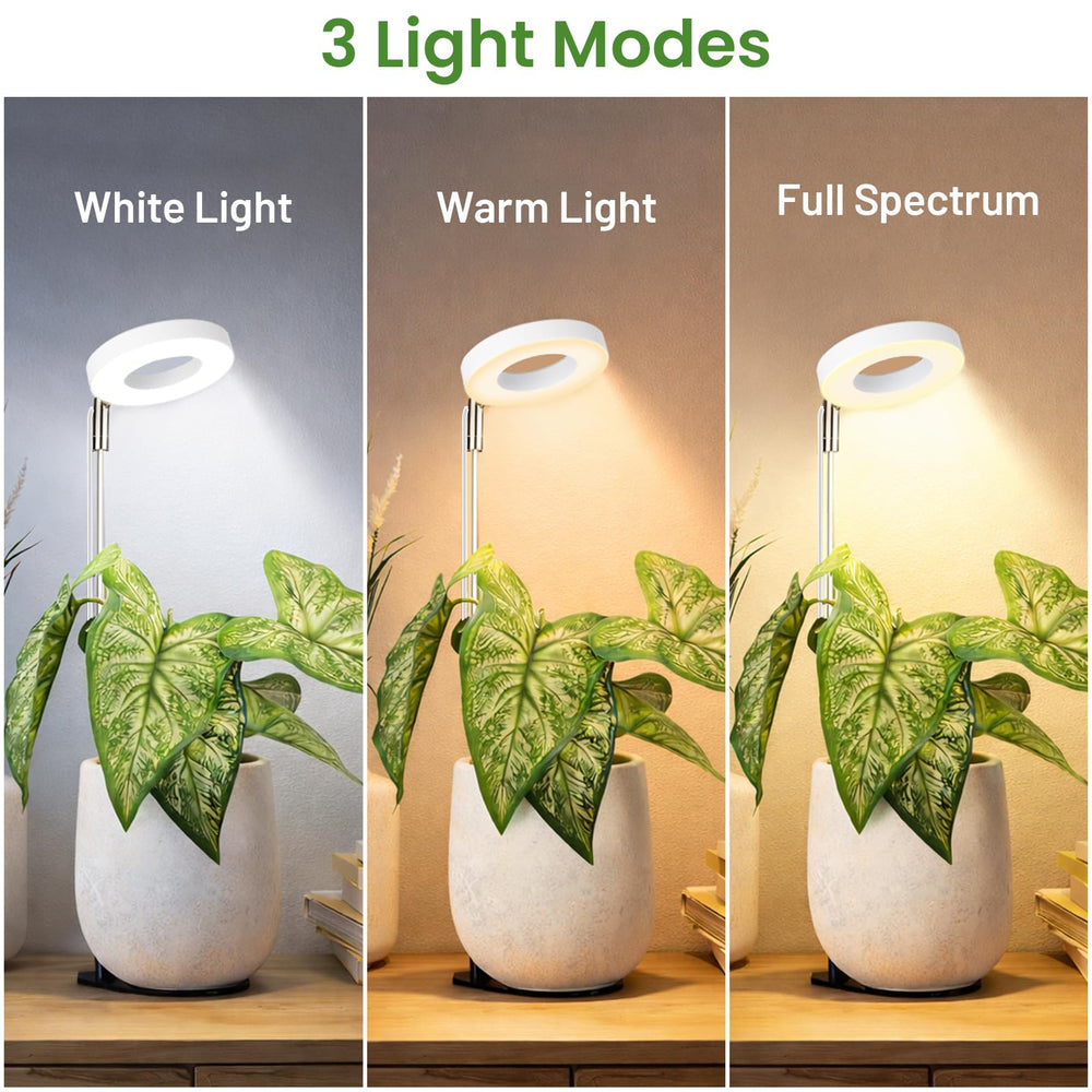 Close-up of LBW Grow Light timer settings