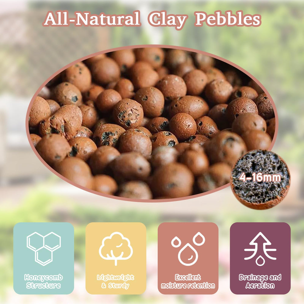 Close-up of Legigo Clay Pebbles, 4-16mm size