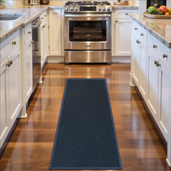 Close-up of LEKEEPGO door mat showing absorbent polyester material