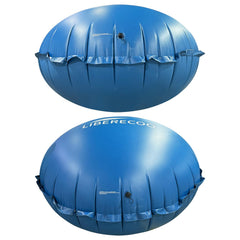 Close-up of LIBERECOO pool cover pillow's dual Boston valve