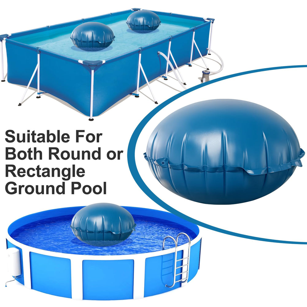 Close-up of LIBERECOO pool pillow inflation valve