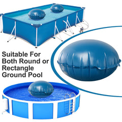 Close-up of LIBERECOO pool pillow inflation valve