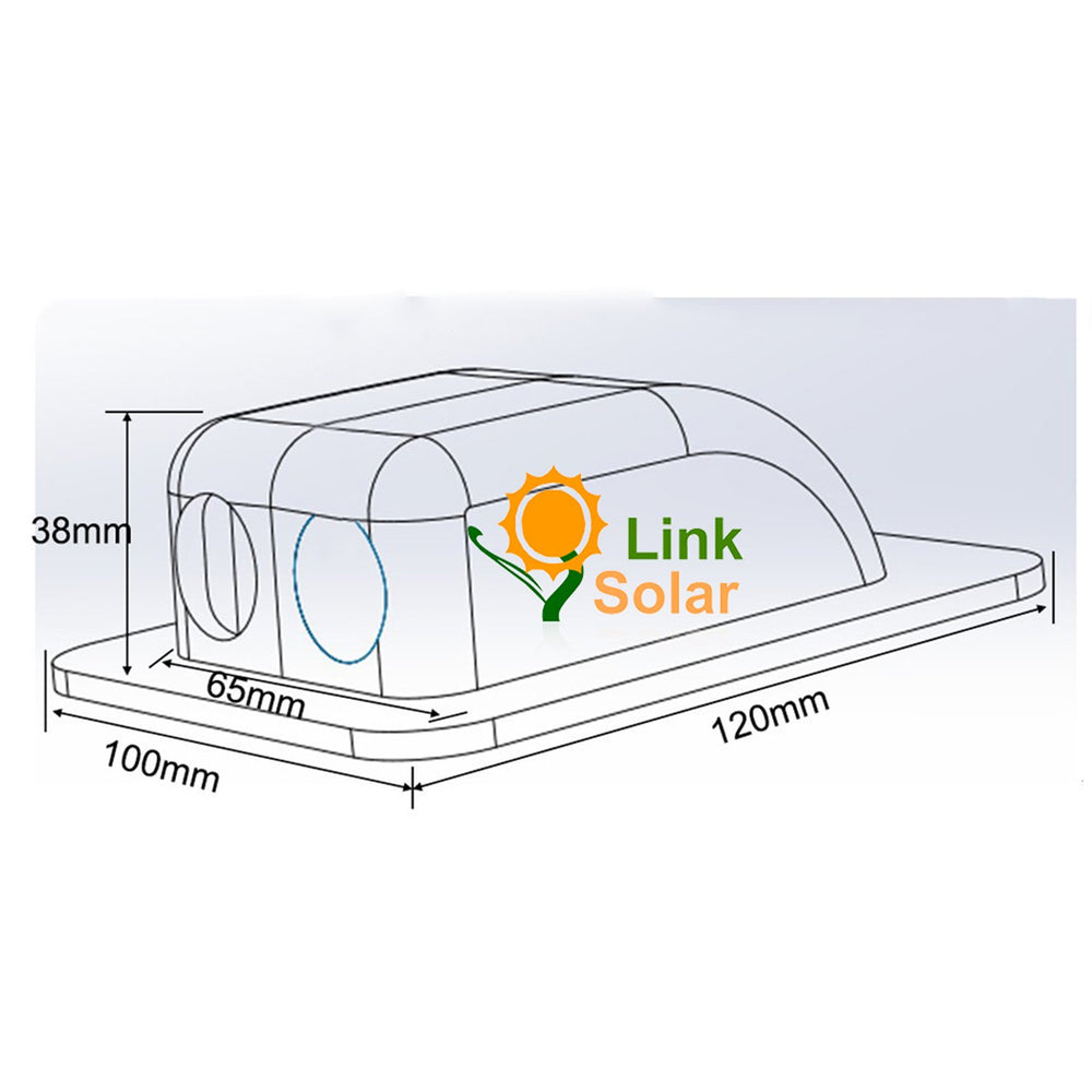 Close-up of Link Solar Double Cable Entry Gland showcasing cable fitting