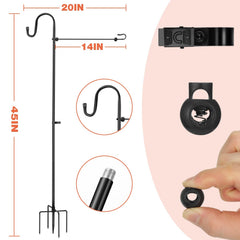 Close-up of LOPANNY flag stand assembly components