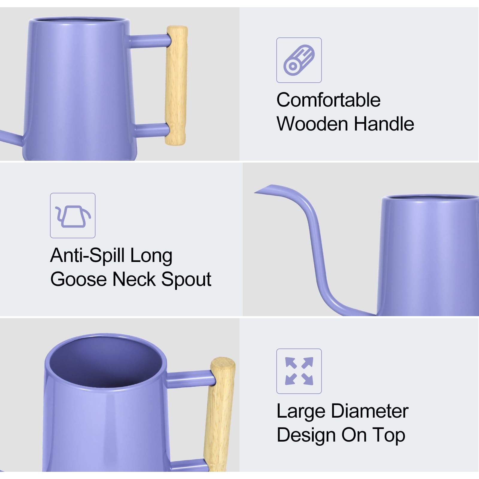 Close-up of LTSUMI watering can spout for precise watering