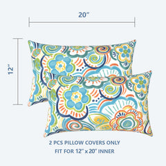 Close-up of LVTXIII lumbar pillow cover showing auto-locking zipper