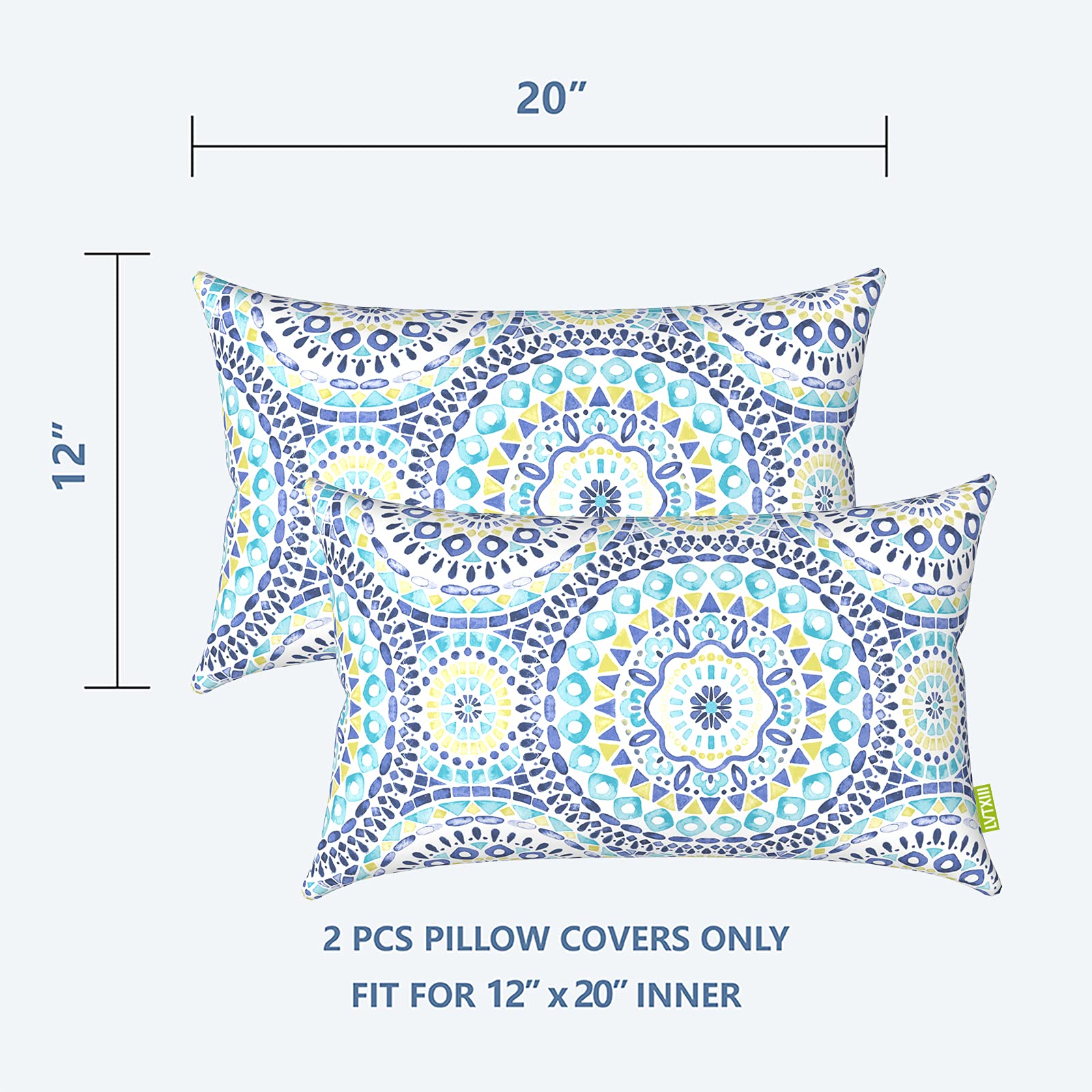 Close-up of LVTXIII lumbar pillow cover zipper