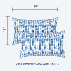 Close-up of LVTXIII lumbar pillow showing auto-locking zipper