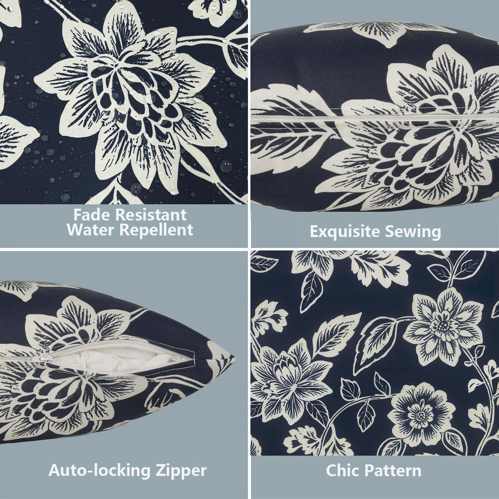 Close-up of LVTXIII outdoor pillow cover fabric texture
