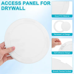 Close-up of M METERXITY Access Panel showing adhesive backing