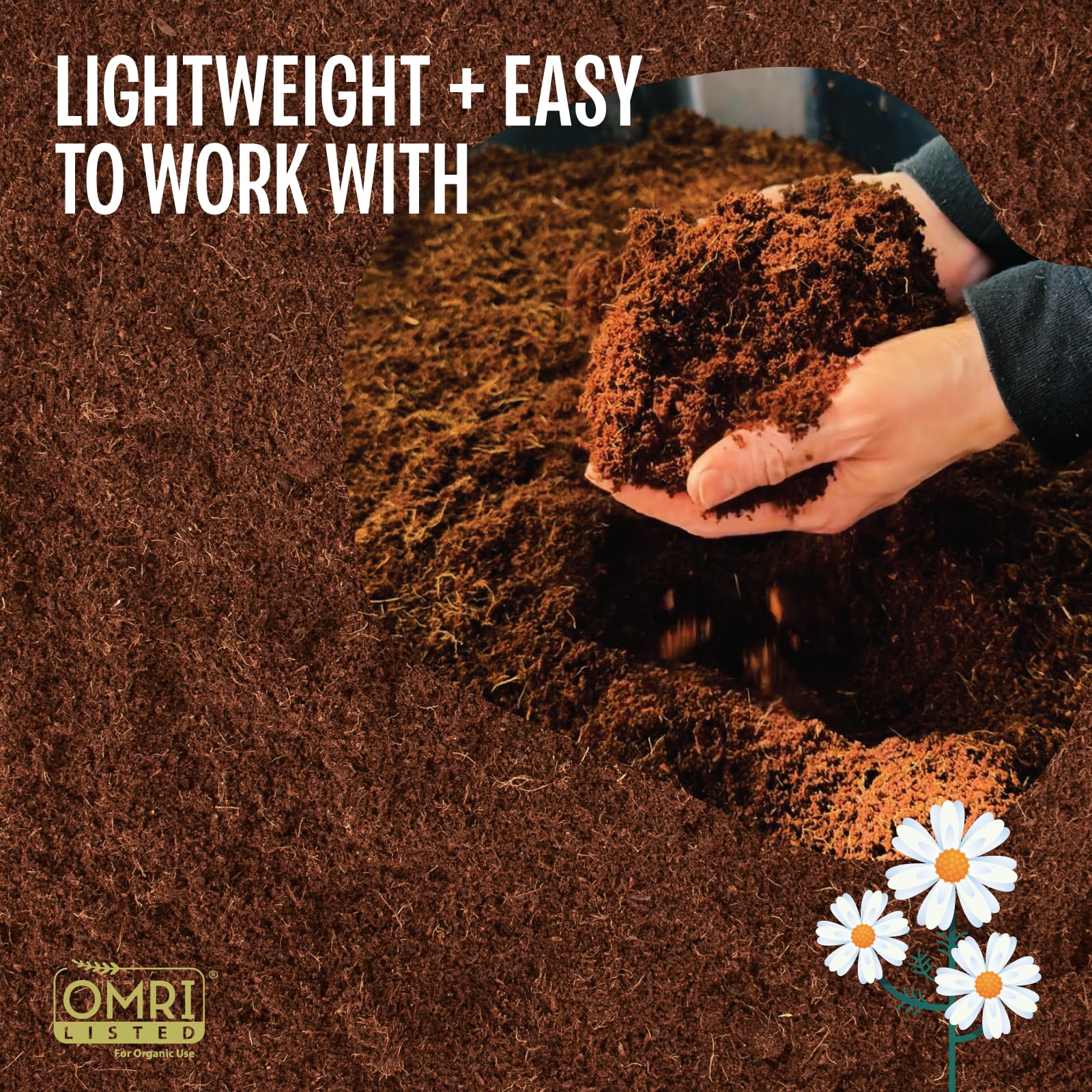 Close-up of MagJo Coco Coir texture