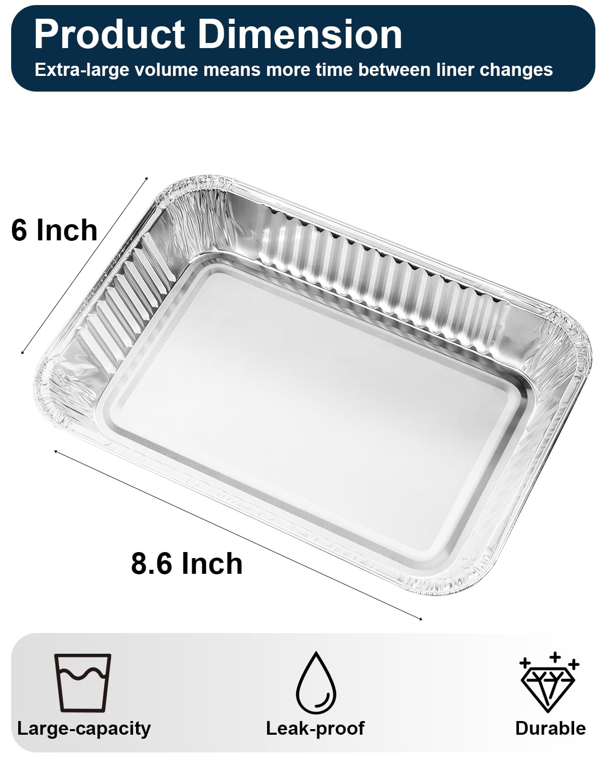 Close-up of Matchwaves grease pan liner in grill