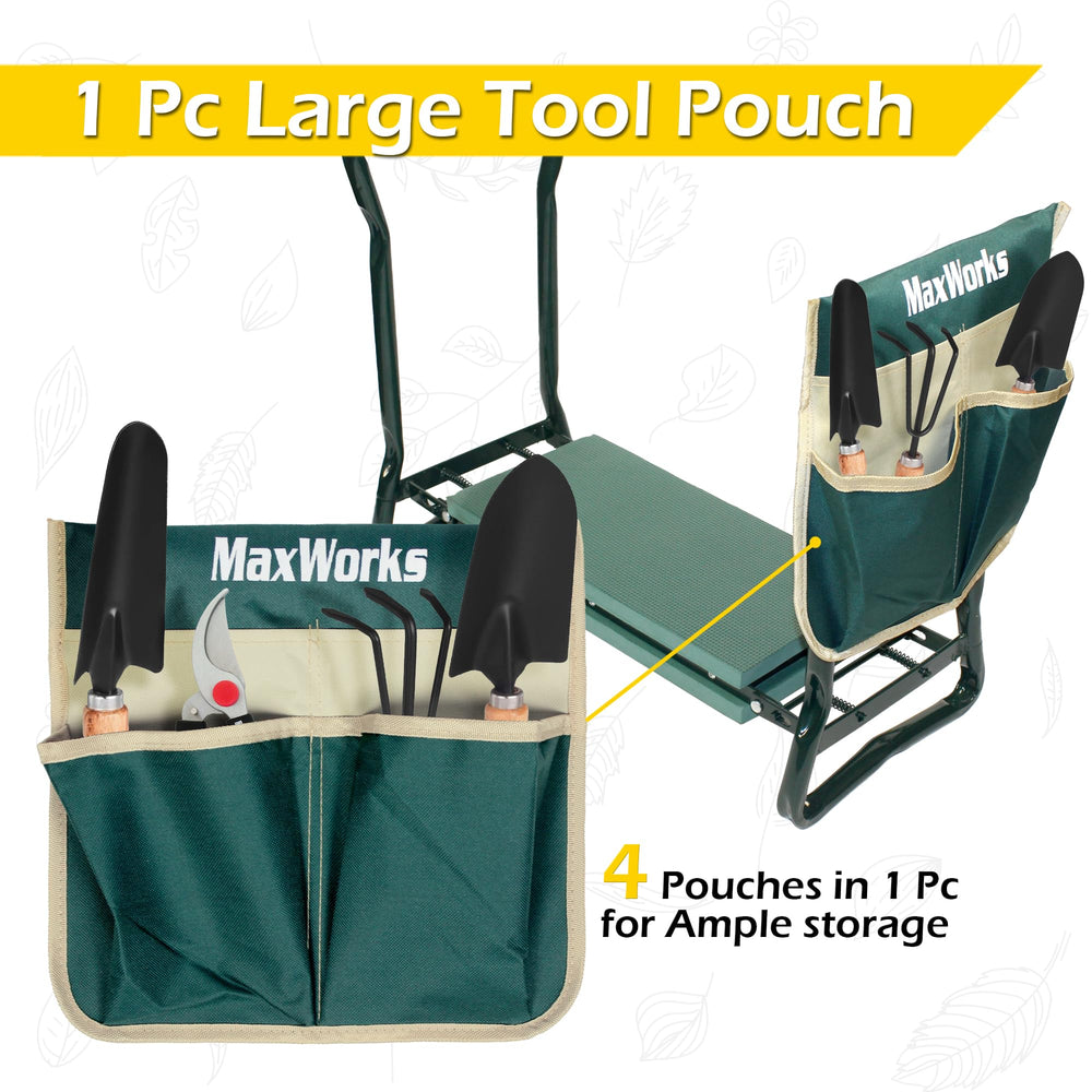 Close-up of MaxWorks Kneeler steel frame