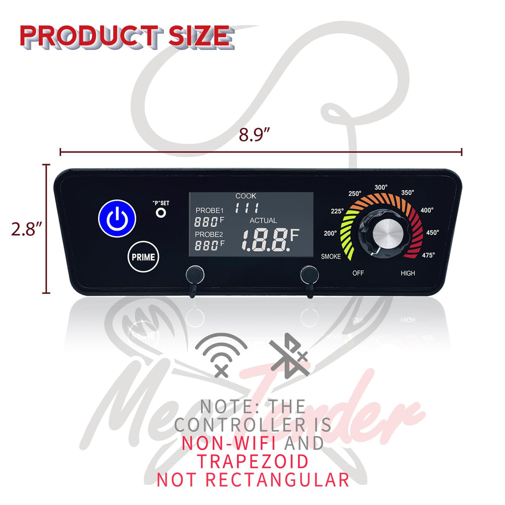 Close-up of Meatender Control Board temperature settings