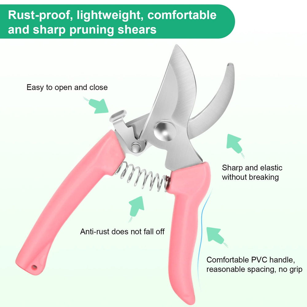 Close-up of MEPEREZ pruning shears sharp blades