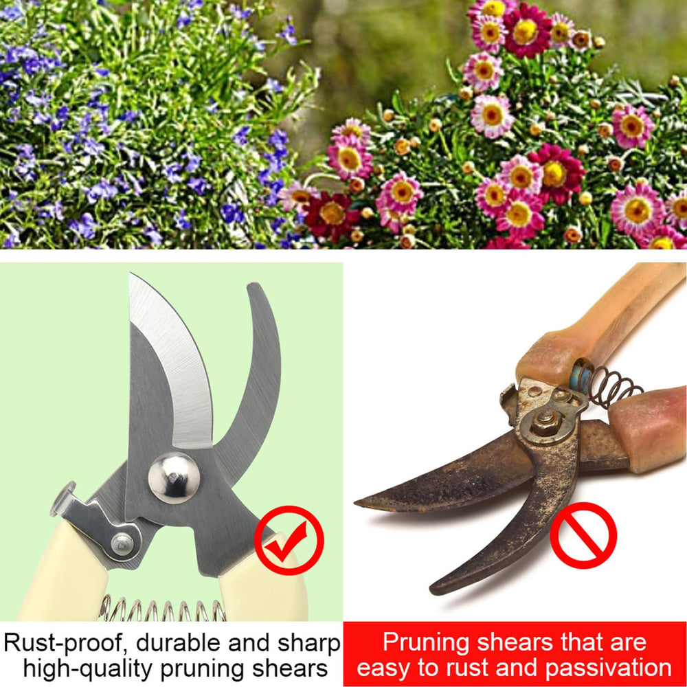 Close-up of MEPEREZ shears cutting through a branch